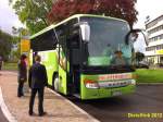 M - XX 1868, Setra 415 GTHD vom Meinfernbus.de in Friedrichshafen am ZOB Bussteig 8 in Richtung M�nchen.